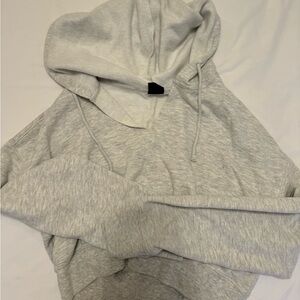 PacSun Gray Cropped Hoodie
